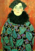Gustav Klimt portratt av johanna staude oil painting